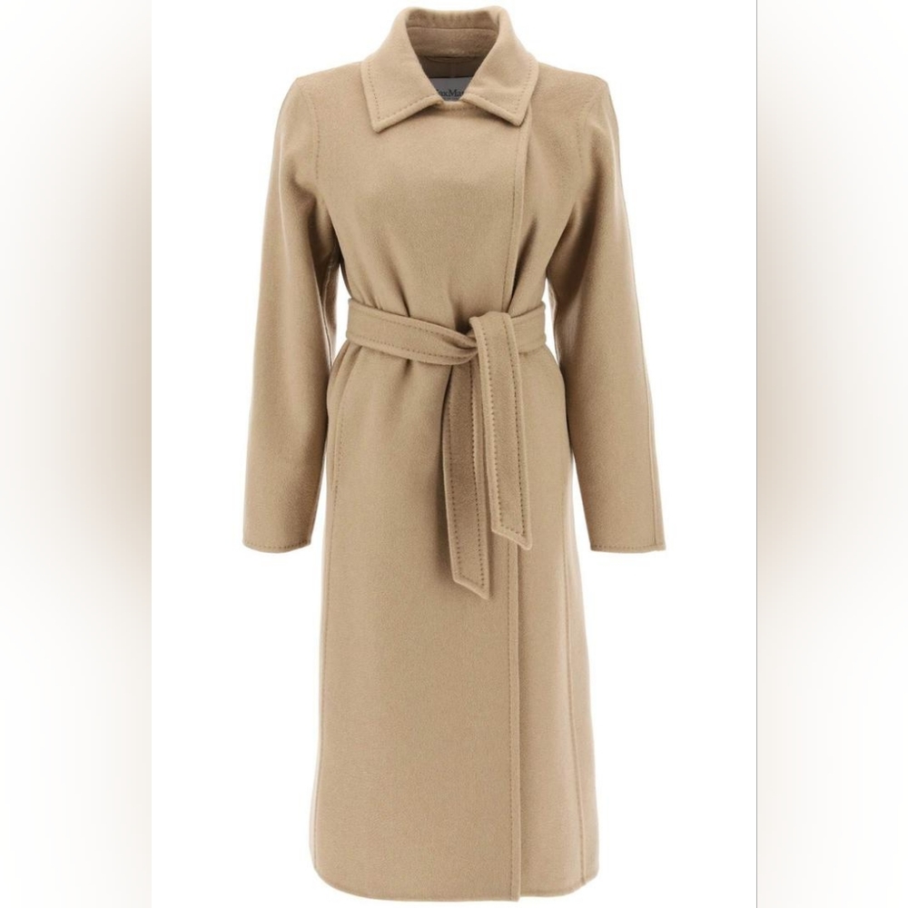 MAX MARA BEIGE Manuela icon coat in CASHMERE Size IT 38 ( US 4)